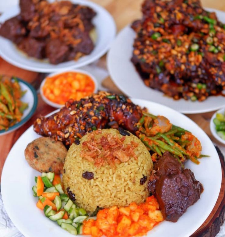 Nasi Samin Malbi Ayam Pempek Candy